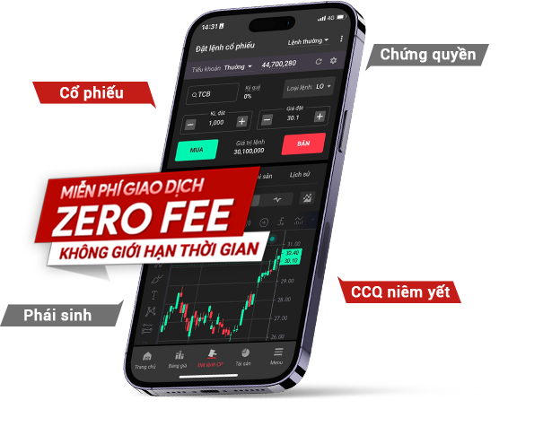 Zero Fee - Miễn phí giao dịch chứng khoán TCBS