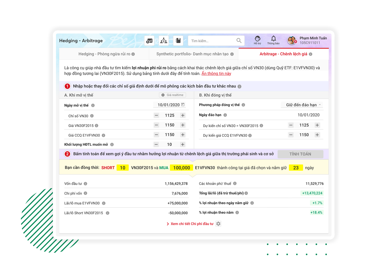 Công cụ Kiếm lợi chênh lệch giá với rủi ro tối thiểu Arbitrage